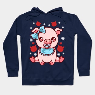 Cute Baby Pig Piglet Hoodie